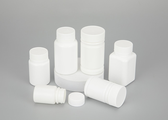 Chai nhựa có nắp vặn 60ml 120ml trắng cho hóa chất y học