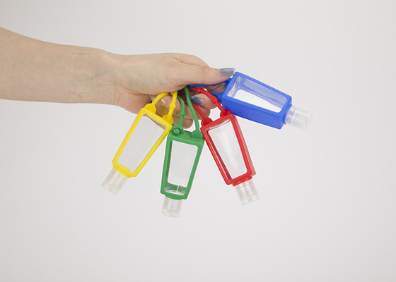 Chai gel rửa tay kháng khuẩn nhỏ 30ml PET với gel silicone hình thang