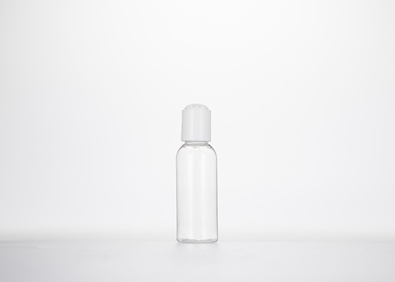 0.5oz 1oz 2oz 3oz 4oz Chai nhựa tròn Cosmo trong suốt có nắp đĩa ép