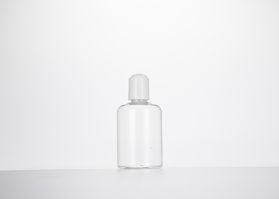 0.5oz 1oz 2oz 3oz 4oz Chai nhựa tròn Cosmo trong suốt có nắp đĩa ép
