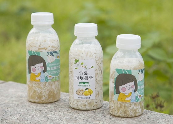 350ml PP Chai trà sữa chịu nhiệt độ cao Chai nhựa làm đầy nóng