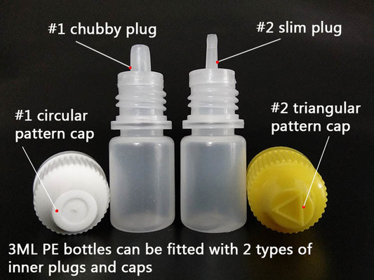 Phễu chai chất lỏng LDPE E Eliquid Applicator Bóp chai nhỏ giọt có đầu mỏng