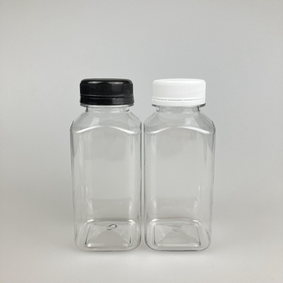 8oz 16oz Clear Plastic Juice Container Quad với PP Cap