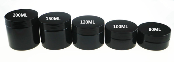 Chất chứa lớn 50ml 100ml chống nhỏ giọt cho mỹ phẩm Màu đen rắn