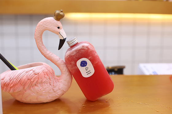0.5kg Capacity Bubble Tea Drink Bottle Thiết kế hiện đại Khung hiệu quả cao