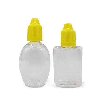 30ml chai hình bầu dục và vuông nhựa hình vuông