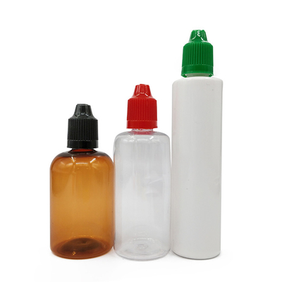 60ml 2oz chai nhựa tùy chỉnh với nắp nhọn