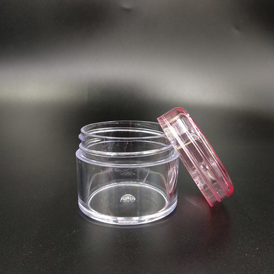 Mini 3ml 5g thùng nhựa Cosmetic Sample Jar mặt kem kem mắt kem đóng gói 5 ml bình mỹ phẩm với nắp màu