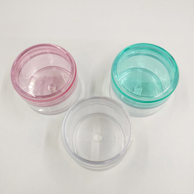Mini 3ml 5g thùng nhựa Cosmetic Sample Jar mặt kem kem mắt kem đóng gói 5 ml bình mỹ phẩm với nắp màu