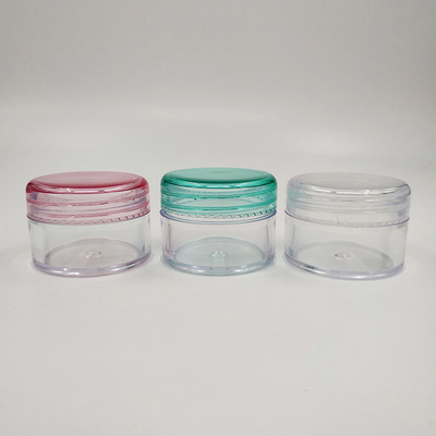 Thùng chứa du lịch nhỏ Plastic PS Creams Thùng chứa nắp có thể lấp đầy lại Khí phẩm chống rò rỉ Thùng trang điểm
