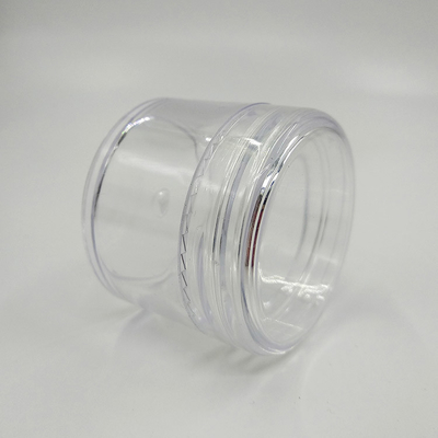 Mini Transparent Plastic PS Eye Face Cream Pot Bao bì mỹ phẩm 3g 5g 10g 15g 20g Thùng nhựa nhỏ với nắp đầy màu sắc