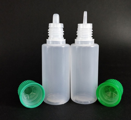 Các chai nhỏ giọt nhựa có bề mặt mịn để phân phối chất lỏng