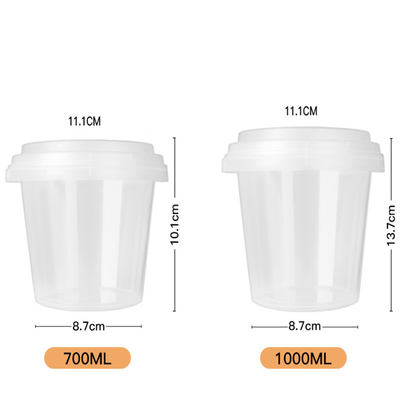 Thùng trà bong bóng thuận tiện để cầm sữa và đồ uống