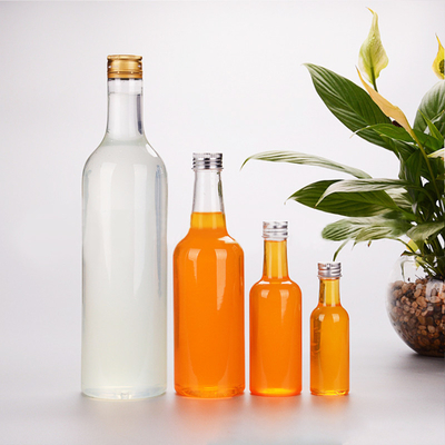 Custom 60Ml 120Ml 500Ml 750Ml 1000Ml Trò tròn trong suốt rỗng chai rượu vang rượu vang với C