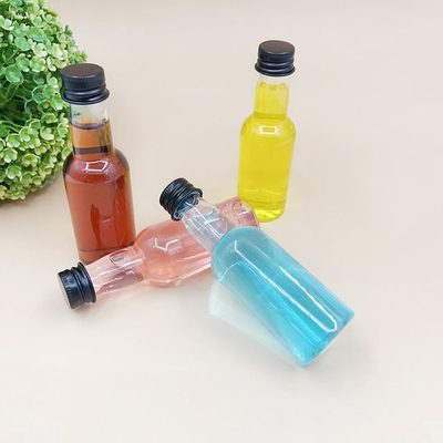 Đề xuất 50ml PET chai nhựa nước trái cây Natural Juices Logo trên chai Nhãn hiệu tùy chỉnh cho chai nước trái cây Trong kho