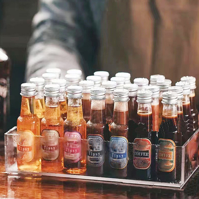 Đề xuất 50ml PET chai nhựa nước trái cây Natural Juices Logo trên chai Nhãn hiệu tùy chỉnh cho chai nước trái cây Trong kho
