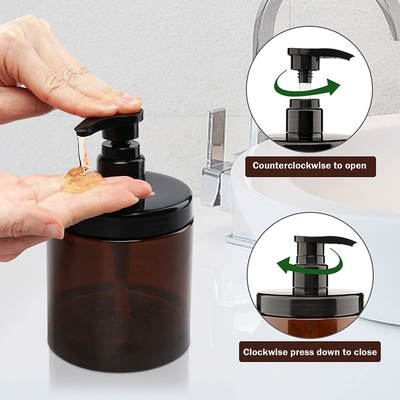 Các thùng chứa kem polymer nhẹ và mạnh mẽ với nút khép