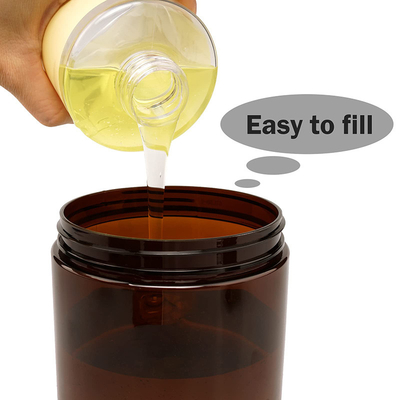 Các thùng chứa kem polymer nhẹ và mạnh mẽ với nút khép