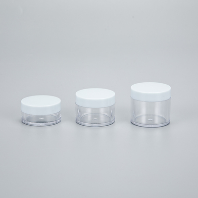 Logo tùy chỉnh Plastic Cosmetic Jar với bề mặt mịn và in tùy chỉnh