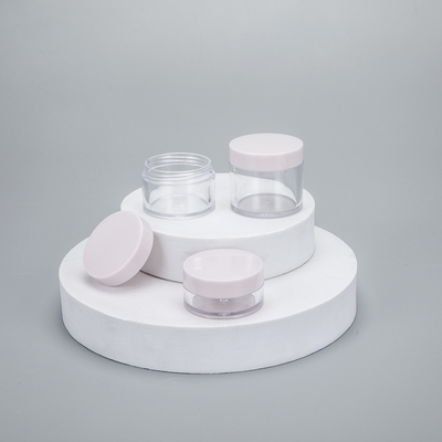 Logo tùy chỉnh Plastic Cosmetic Jar với bề mặt mịn và in tùy chỉnh