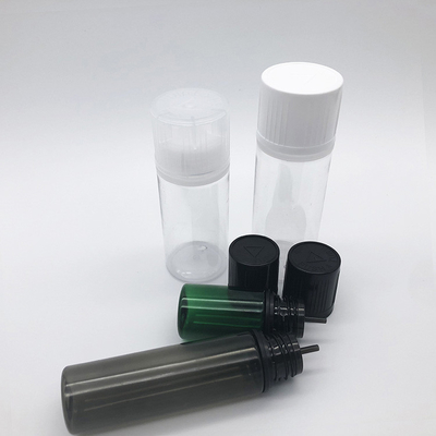 30ml Chubby Gorilla LDPE PET Nhựa Unicorn Squeeze chai 10 gói chai nhỏ giọt minh bạch màu đen tái sử dụng chống trẻ em