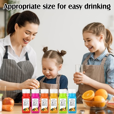 4oz 120ml nước ép gừng chai nước ép đậu phộng chai rỗng Quadrat chai nước ép nhựa