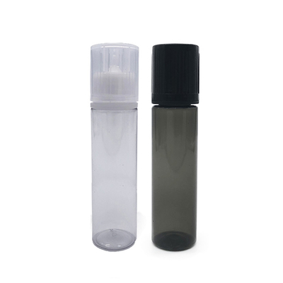 10ml chai nhựa nắp phẳng màu đen