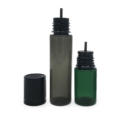 10ml chai nhựa nắp phẳng màu đen
