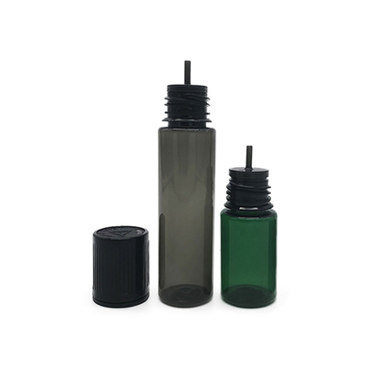 10ml chai nhựa nắp phẳng màu đen