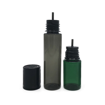 10ml chai nhựa nắp phẳng màu đen