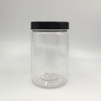 100ml 8oz 500ml 1000ml bình nhựa tinh khiết chứa vật nuôi loại thực phẩm kem mỹ phẩm bình với nắp