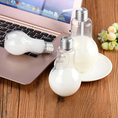 PET một lần sử dụng nhựa sữa trà nước trái cây cốc tròn rỗng nhựa đồ uống nhẹ chai