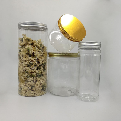 Chất chứa PET chất lượng thực phẩm Thùng nhựa cho đậu quả hạt với nắp vít 250ml
