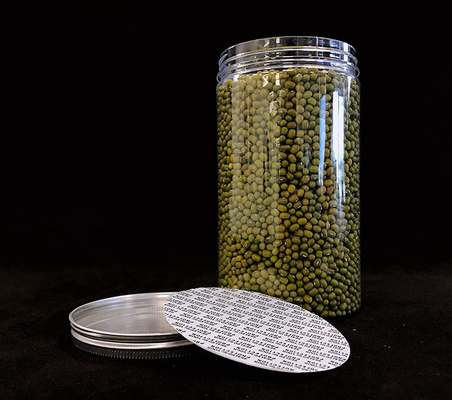 Tùy chỉnh 30g 50g PET Bao bì mỹ phẩm nhựa container trống hộp kem đen với nắp nhựa