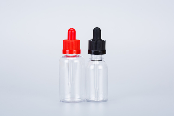 Chiếc chai nhỏ giọt 10-120ml Mũi vít mịn Logo tùy chỉnh minh bạch Đen tùy chỉnh