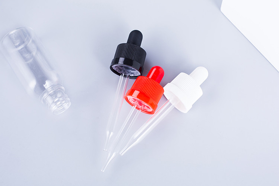 Chiếc chai nhỏ giọt 10-120ml Mũi vít mịn Logo tùy chỉnh minh bạch Đen tùy chỉnh