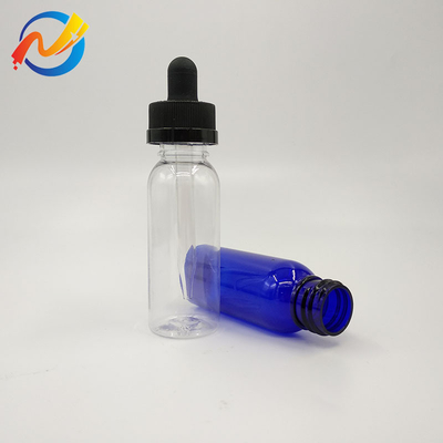 15ml Logo tùy chỉnh chai nhỏ giọt nhựa bề mặt mịn mượt Đen minh bạch