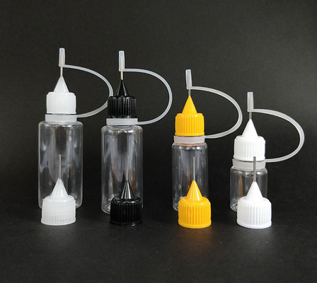 Máy nhỏ giọt thủy tinh trơn trơn Mũi vít 10ml-120ml Đen minh bạch Tùy chỉnh