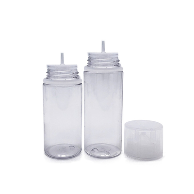 Các chai logo tùy chỉnh cho chất lỏng màn hình in PET cổ chống trẻ em