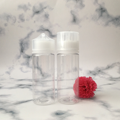 E chai PET tròn lỏng gói đa dạng cổ chống trẻ em minh bạch 10ml - 100ml kích thước