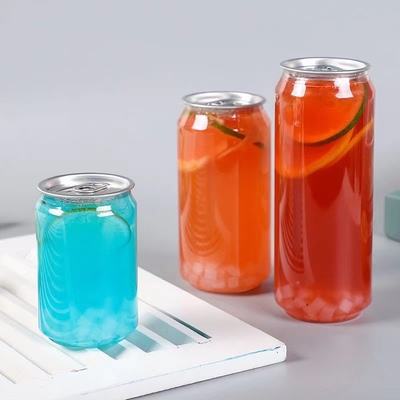 Các chai trà sữa tinh khiết có thể tùy chỉnh với tay cầm 120ml đến 500ml Capacity Square Round Shape