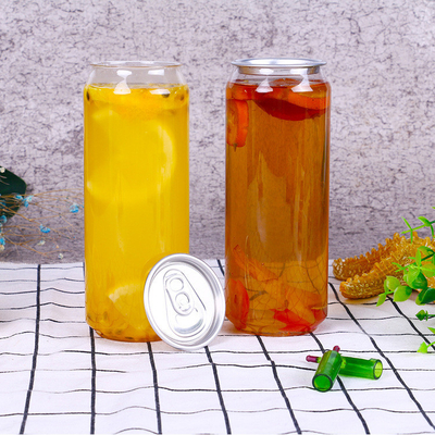 Các chai trà sữa tinh khiết có thể tùy chỉnh với tay cầm 120ml đến 500ml Capacity Square Round Shape