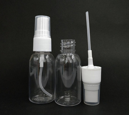 chai phun nhựa PET tròn cho sử dụng hàng ngày thiết kế cổ điển màu sắc trong suốt bề mặt mịn