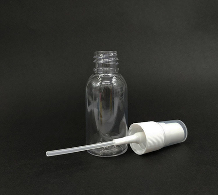 Classic Round Transparent PET Plastic Spray Bottle bề mặt mịn
