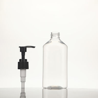 In màn hình chai kem nhựa được xây dựng bằng cách sử dụng PET cơ thể và PET thùng chứa cổ áo cho nhu cầu đóng gói chăm sóc da mỹ phẩm