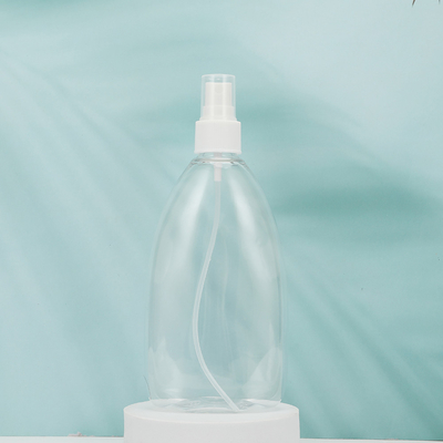 Các chai kem PMMA tròn rõ ràng 250ml 300ml 500ml Mẫu được cung cấp màu trắng/yêu cầu của khách hàng