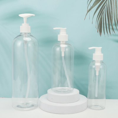 PMMA vòng chai kem nhựa hình dạng tùy chỉnh PET cổ áo UV điện áp Cap 250ml-500ml