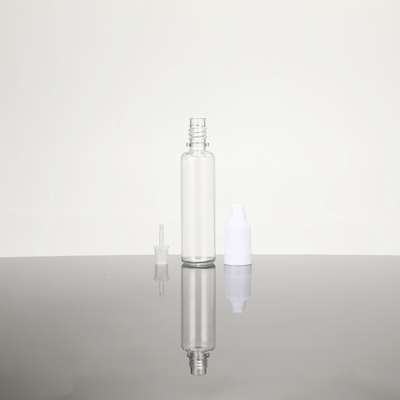 Đồ uống nhỏ giọt nước PET trong suốt tùy chỉnh với Childproof Screw Cap