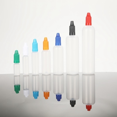 PET Screw Cap E chai chất lỏng với Logo tùy chỉnh cổ chống trẻ em màu in tùy chỉnh