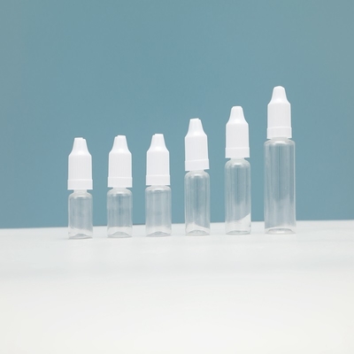 Các chai E Liquid minh bạch chống trẻ em có thể tùy chỉnh Có nhiều kích thước khác nhau có sẵn để thiết kế logo cá nhân.